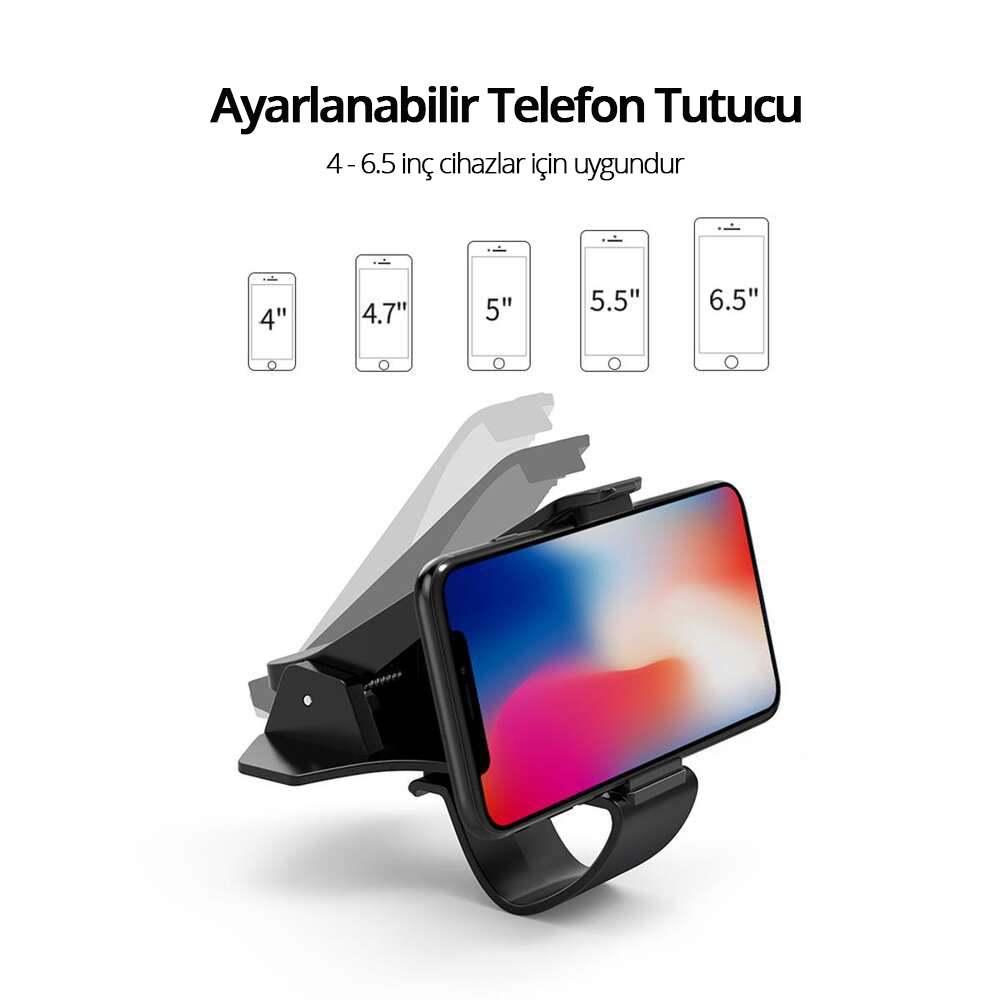 Ugreen Kadran Üstü Araç içi Telefon Tutucu