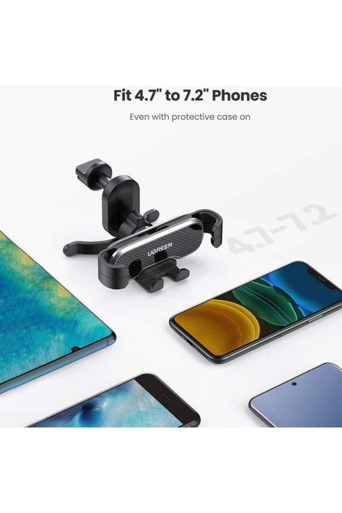 Ugreen araç cep telefonu tutucusu kancalı havalandırma araç tutucusu yerçekimi araç cep telefonu tutucusu