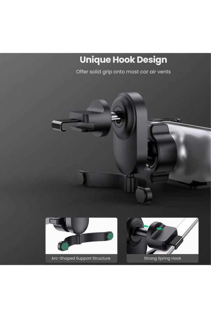 Ugreen araç cep telefonu tutucusu kancalı havalandırma araç tutucusu yerçekimi araç cep telefonu tutucusu