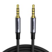 UGREEN Aux Kablo 3,5 Jak Üzerinde 3,5 Jak Kablosu, 3,5 mm Jak Kablosu, 4 kutuplu Kulaklık (CTIA), Cep Telefonu, Araç Radyosu, MP3 Çalar, Hoparlör, PS4, Xbox One vb. için Mikrofon (3 m) Outlet