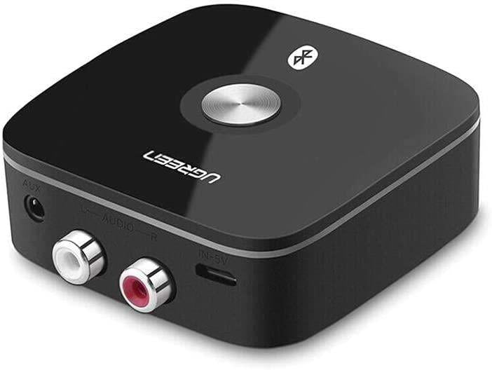 Ugreen Bluetooth 5.1 RCA Aux Ses Adaptörü, Siyah