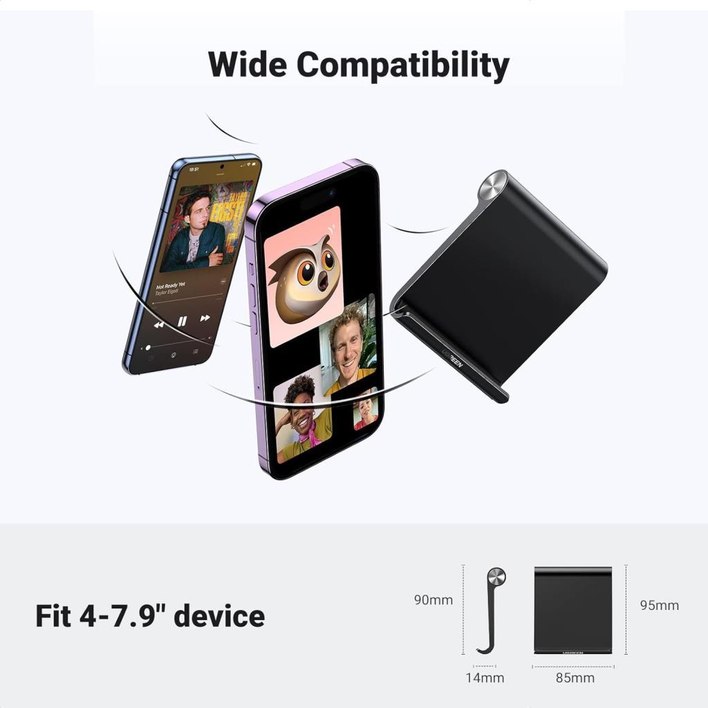 Ugreen Çok Açılı Masaüstü Telefon Standı Siyah