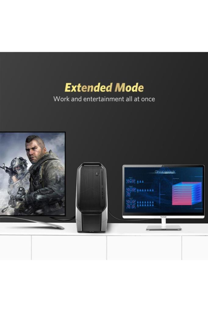 Ugreen Displayport to VGA Görüntü Aktarma Kablosu 1.5 Metre