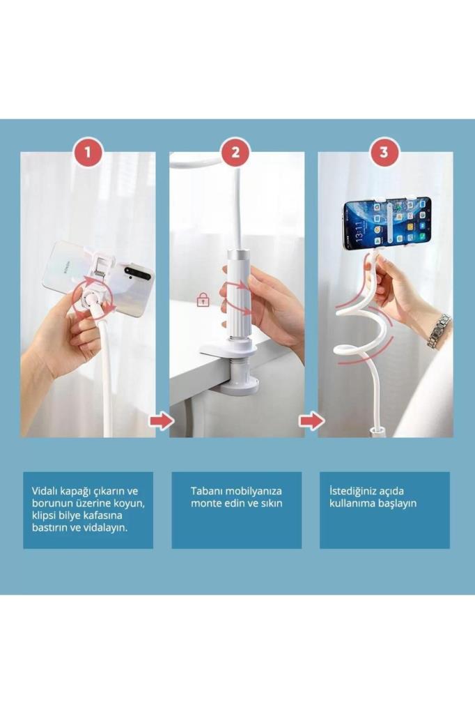 Ugreen Flexible 90 cm Telefon Tutucu