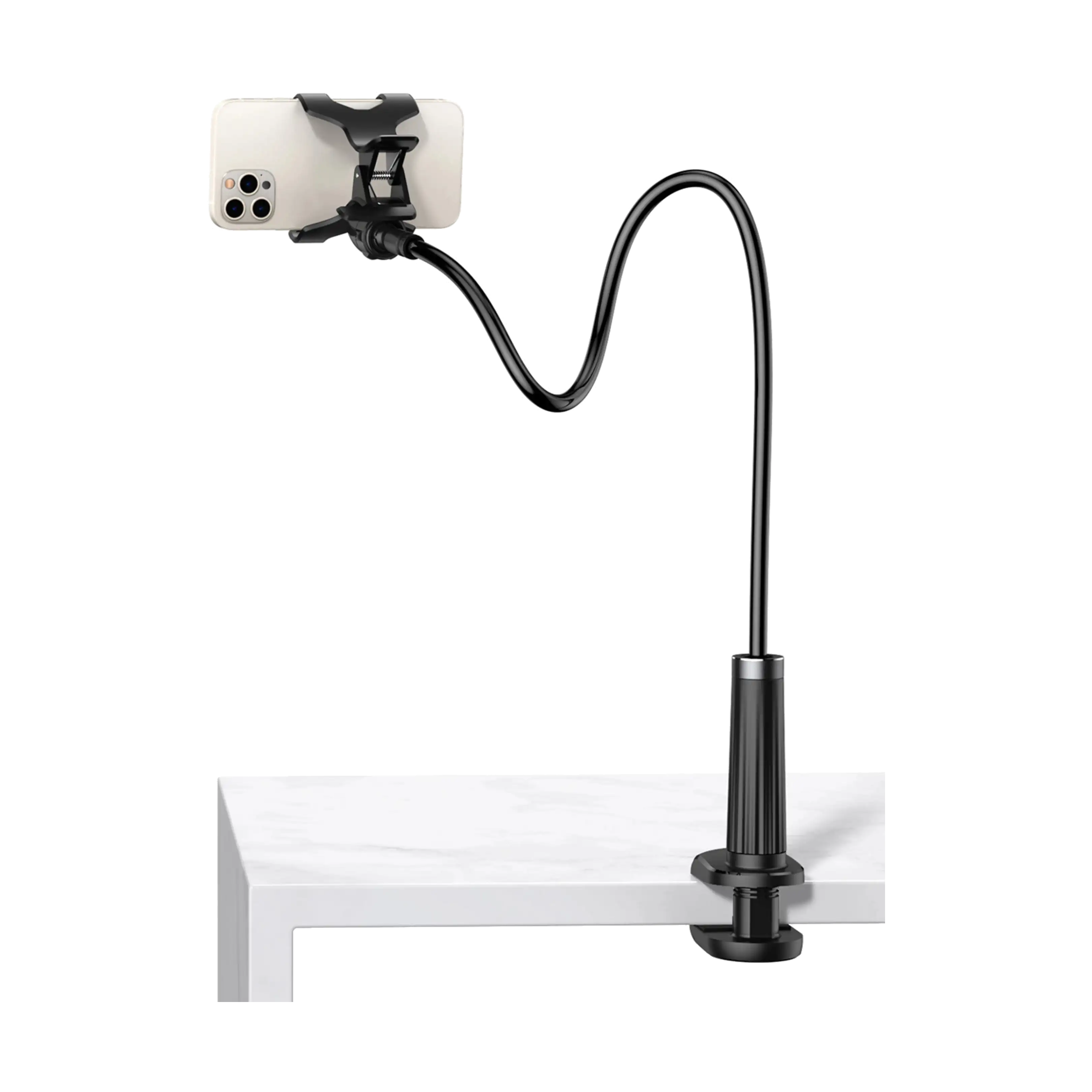 Ugreen Flexible Masaüstü Telefon Tutucu Siyah - OUTLET