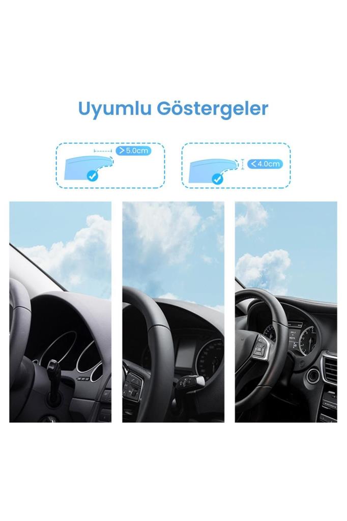 Ugreen Gösterge Paneli Için Gövde Üstü Klipsli Araç Içi Telefon Tutucu