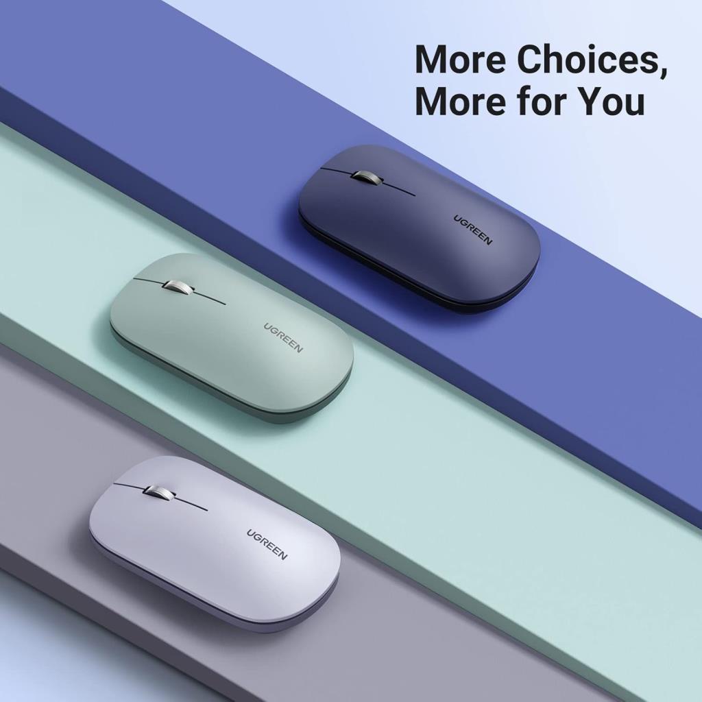 UGREEN Kablosuz Fare, 2,4 Ghz Usb Bağlantısı, Maks. 4000 Dpi, 18 Ay Pil Ömrü. Pc, Mac, Dizüstü Bilgisayar, Windows 11, 10, 8.1, 7, Macos, Linux Ile Uyumlu (Yeşil) Outlet
