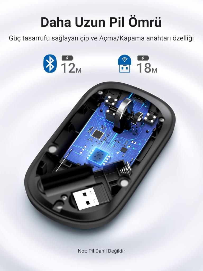 Ugreen MU001 Kablosuz Optik Mouse - Teşhir