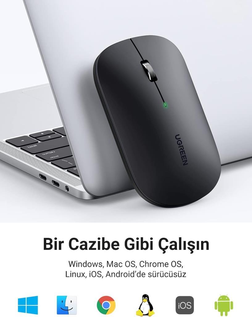 Ugreen MU001 Kablosuz Optik Mouse - Teşhir