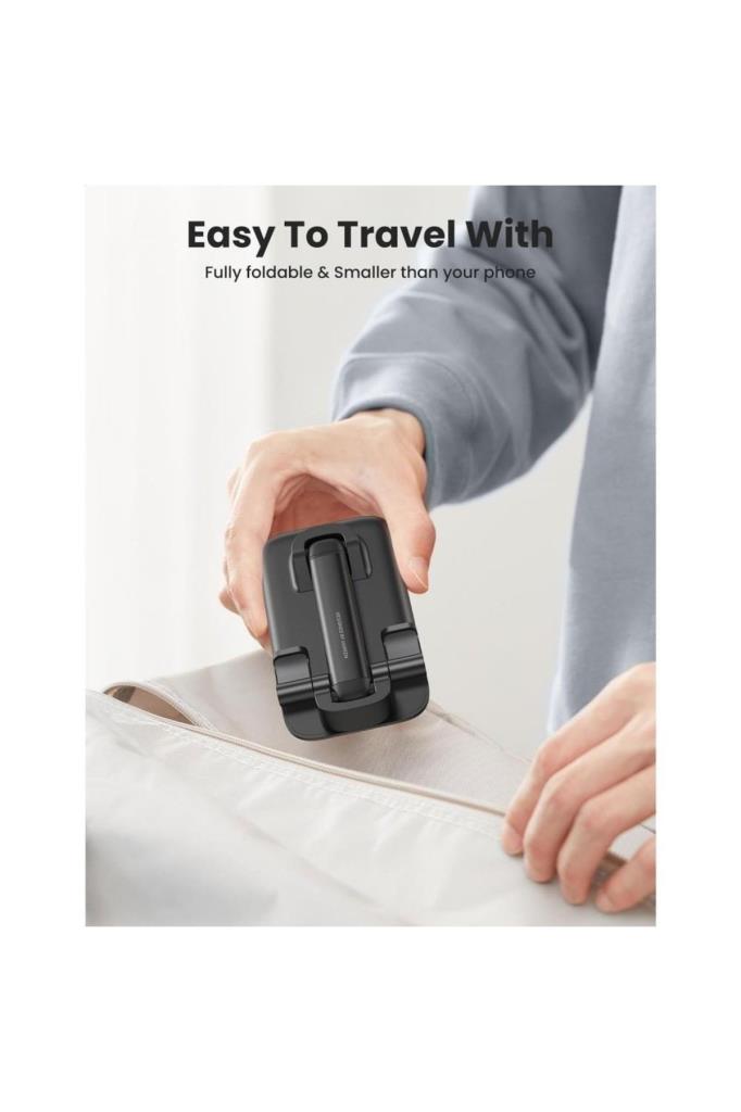 Ugreen Katlanabilir Çok Açılı Yükseklik Ayarlı Telefon Standı Siyah Outlet