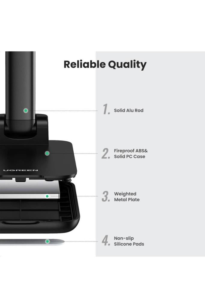 Ugreen Katlanabilir Çok Açılı Yükseklik Ayarlı Telefon Standı Siyah Outlet