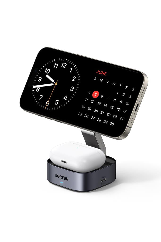 Ugreen 35316 2in1 MagSafe Wireless Fast Charger Display