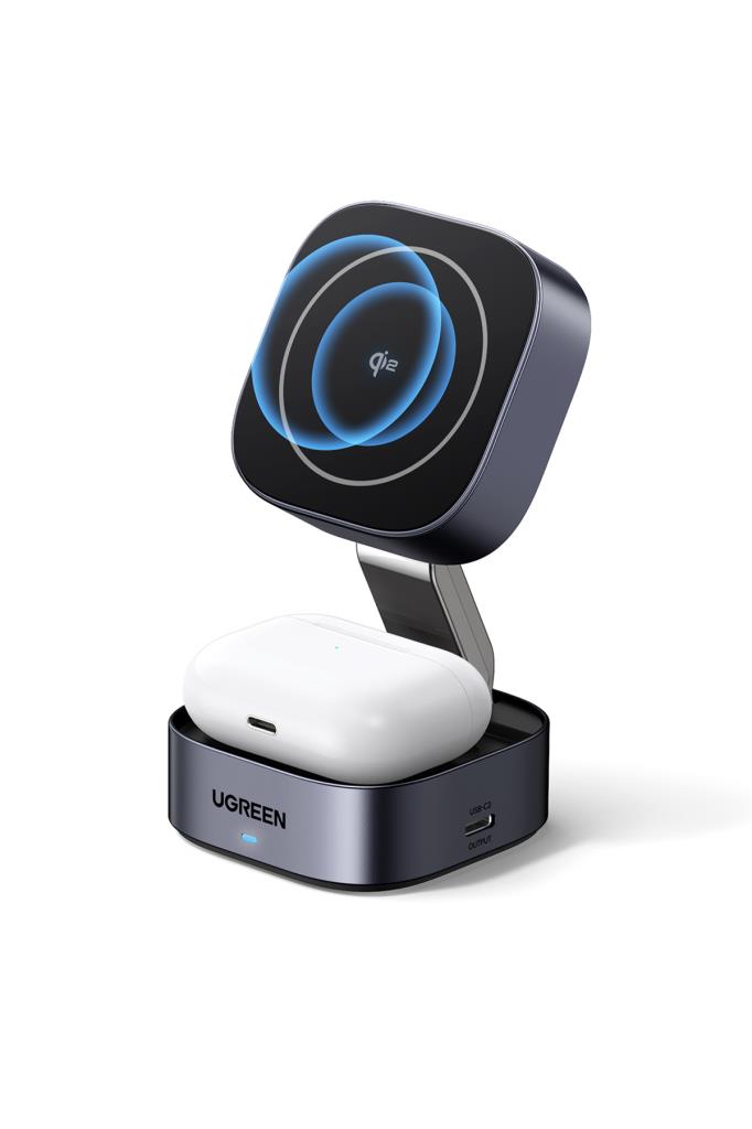 Ugreen 35316 2in1 MagSafe Wireless Fast Charger Display
