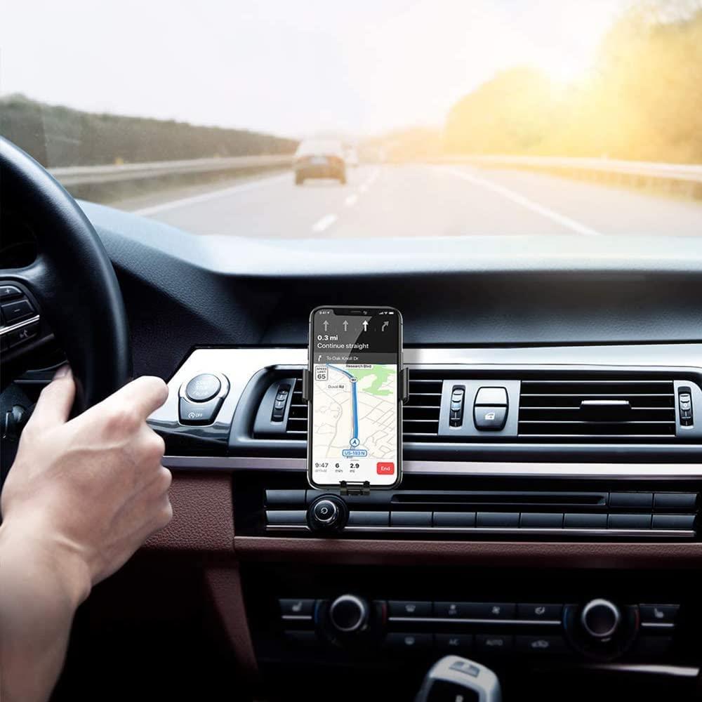 حامل هاتف ميكانيكي للسيارة من يوجرين - أسود