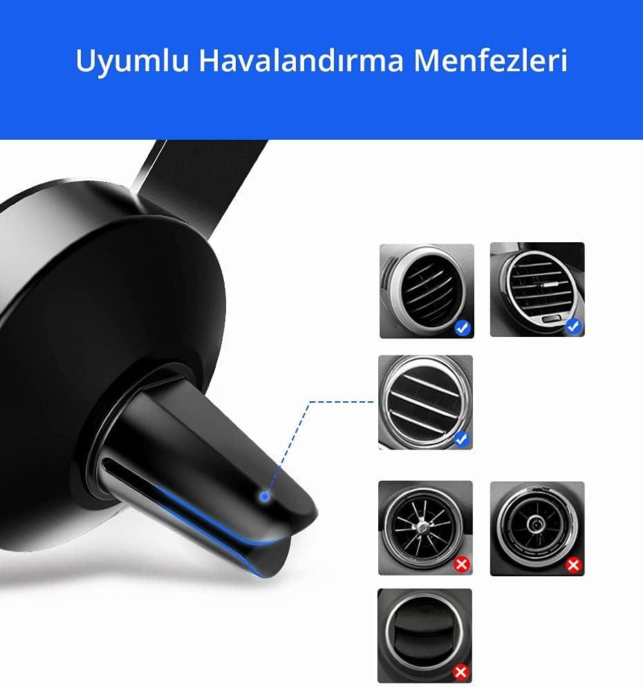 Ugreen Mekanik Araç İçi Telefon Tutucu Siyah Teşhir