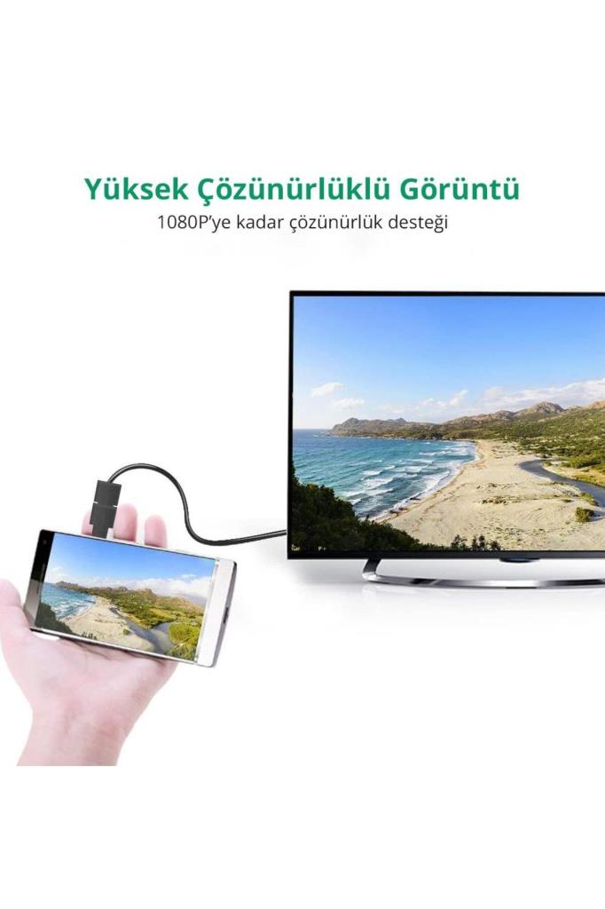 Ugreen Micro HDMI to HDMI Dönüştürücü Adaptör Outlet