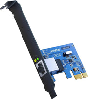 UGREEN PCI Express PCIe network kartı için Gigabit Ethernet LAN kartı 10/100/1000 Mbps ile Low Profile WINDOWS10, Vista, XP, Wi