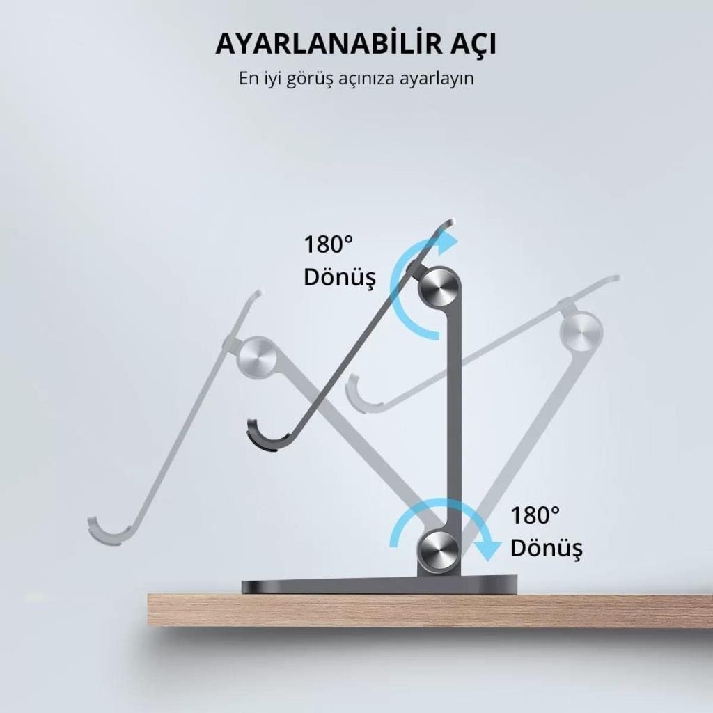 Ugreen Premium Tablet Telefon iPad Tutucu Alüminyum Stand Teşhir