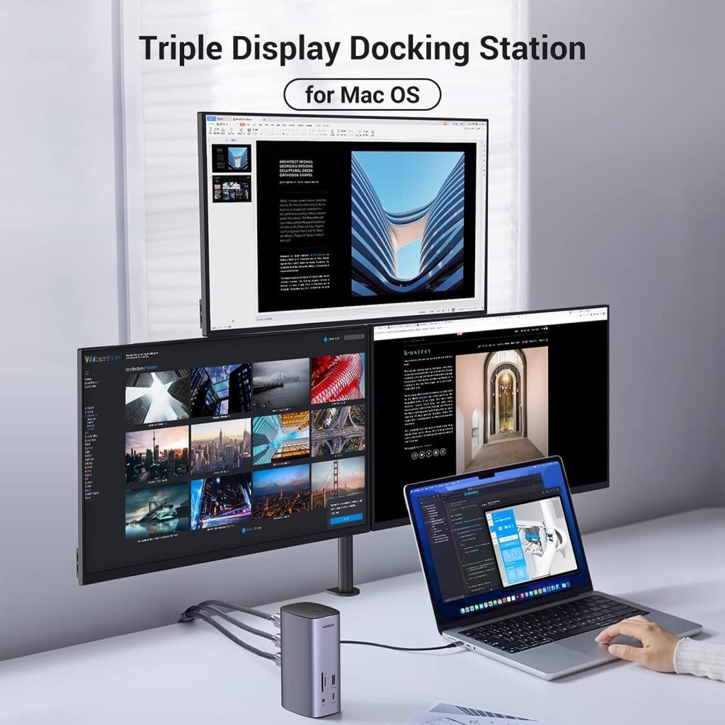 UGREEN 90325 Type-C Laptop Docking Station - Teşhir