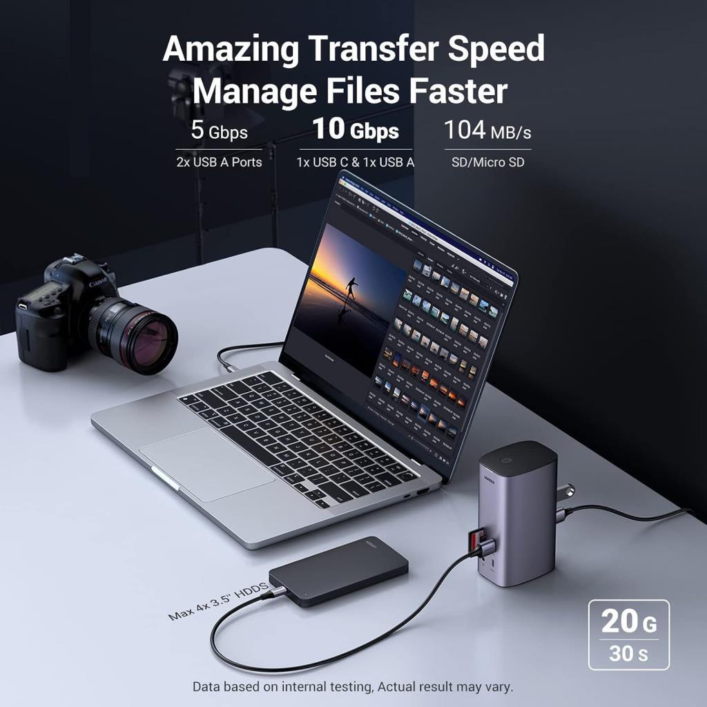UGREEN 90325 Type-C Laptop Docking Station - Teşhir