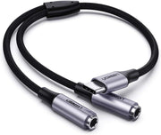 UGREEN Type-C to 2'li Aux Kulaklık Çıkış Çoklayıcı - Outlet