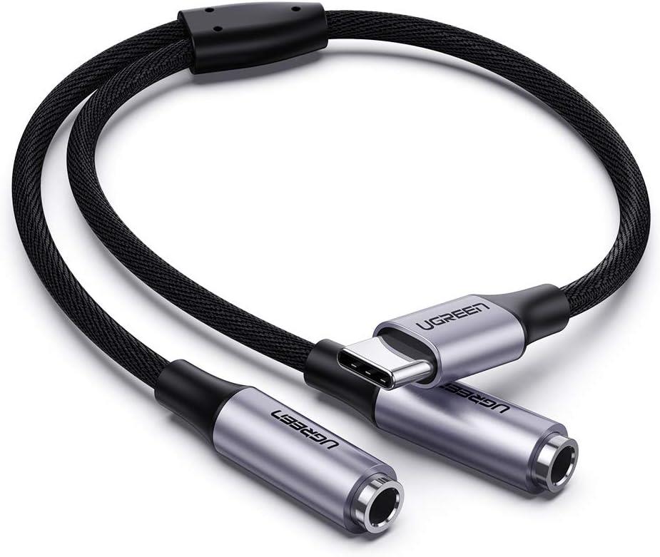 UGREEN Type-C to 2'li Aux Kulaklık Çıkış Çoklayıcı - Outlet