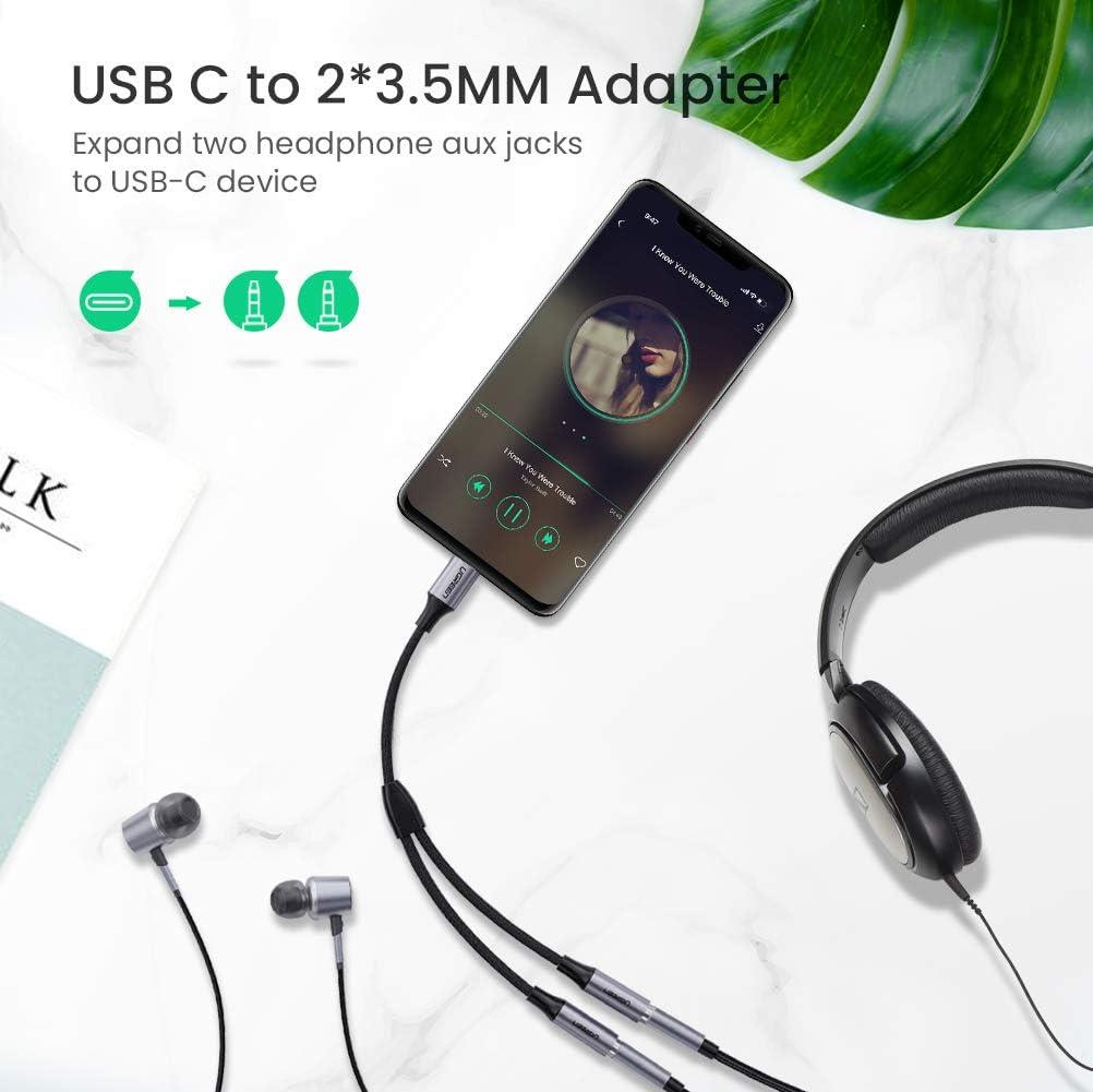 UGREEN Type-C to 2'li Aux Kulaklık Çıkış Çoklayıcı - Outlet