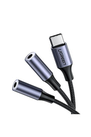UGREEN Type-C to 2'li Aux Kulaklık Çıkış Çoklayıcı
