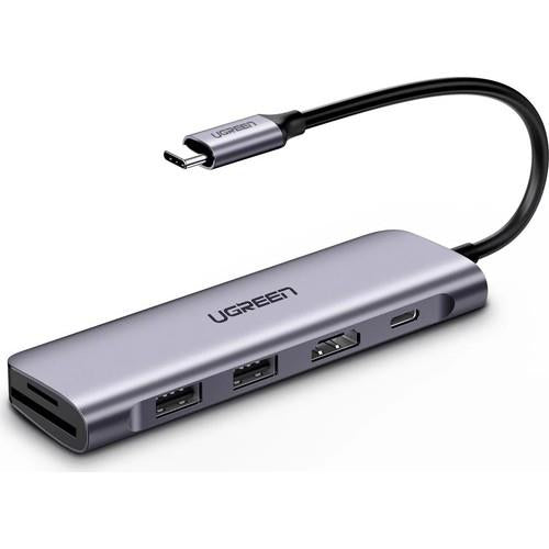 Ugreen Type-C to HDMI USB 3.0 TF SD PD Dönüştürücü Çok Fonksiyonlu Adaptör