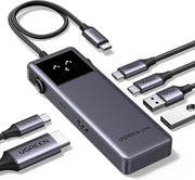 UGREEN Uno USB C Hub 10Gbps 4K@60Hz HDMI LED Ekran 2xUSB-A 2xUSB-C PD 100W - OUTLET