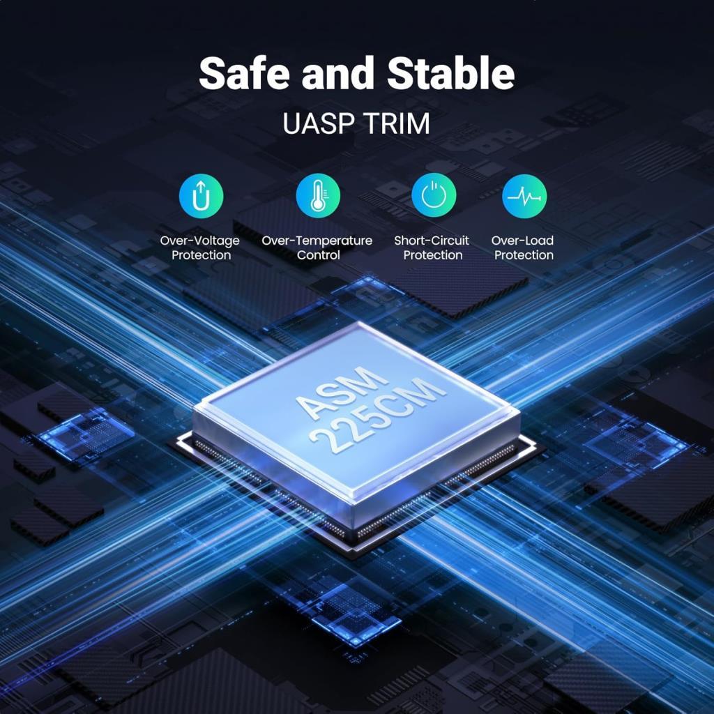 Ugreen USB 3.0 2.5 inch Sata Hard Disk Kutusu, Siyah - Outlet