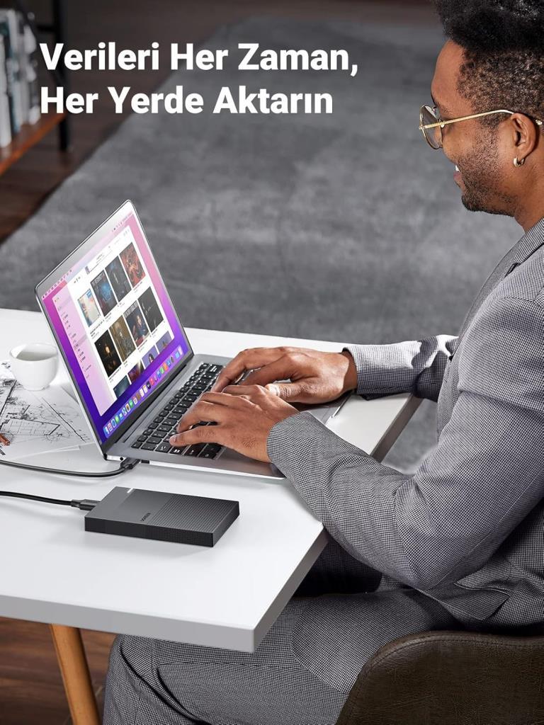 Ugreen USB 3.0 Micro B 2.5" Inch Sata SSD Hard Disk Kutusu - Teşhir