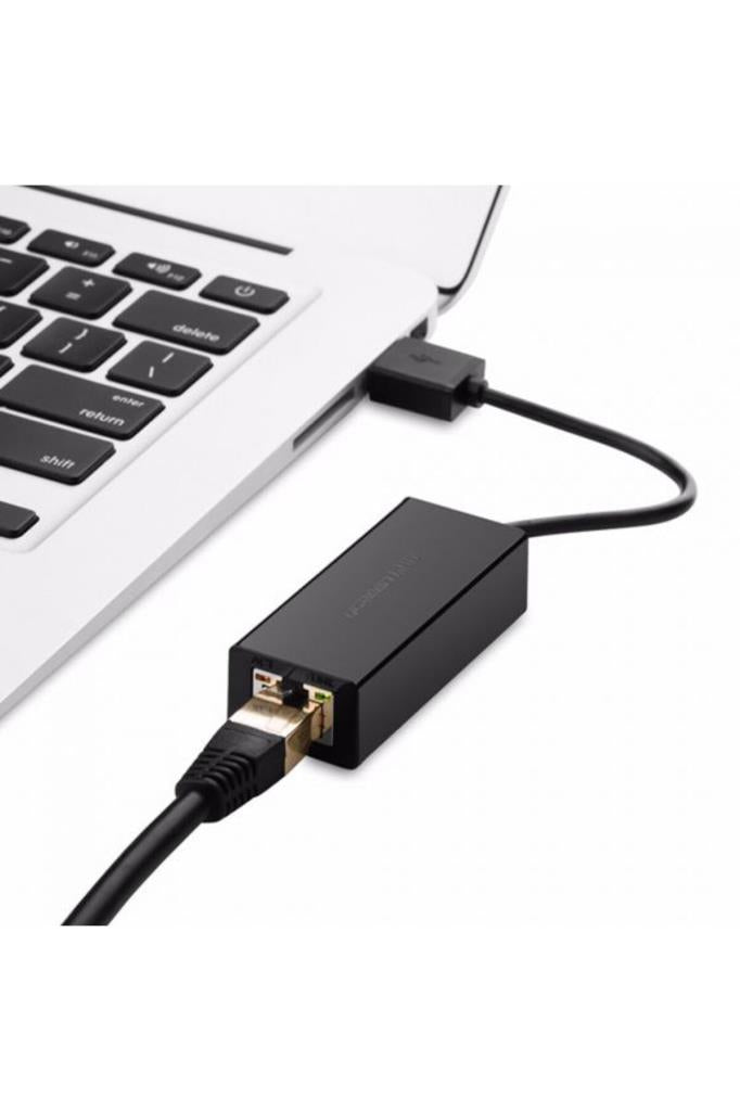 Ugreen USB 3.0 to RJ45 Gigabit Ethernet Dönüştürücü Adaptör Siyah