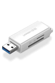 Ugreen USB 3.0 SD ve Micro SD Kart Okuyucu, Beyaz