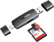 UGREEN USB 3.0 ve USB C Kart Okuyucu SD/TF Kart Okuyucu.