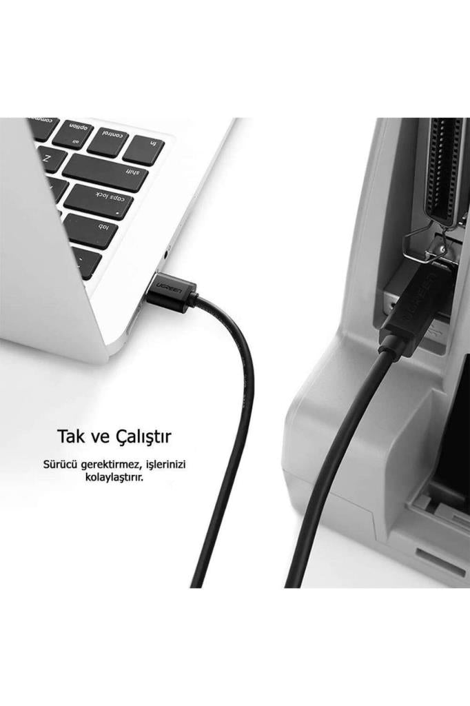 Ugreen USB A 3.0 to USB B 3.0 Yazıcı Kablosu 2 Metre Outlet