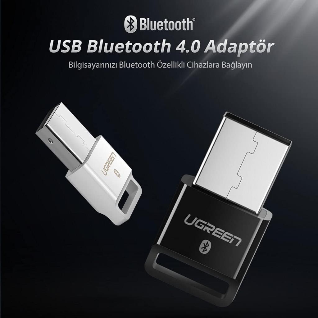 Ugreen USB Bluetooth Adaptör V4.0, Siyah - Outlet