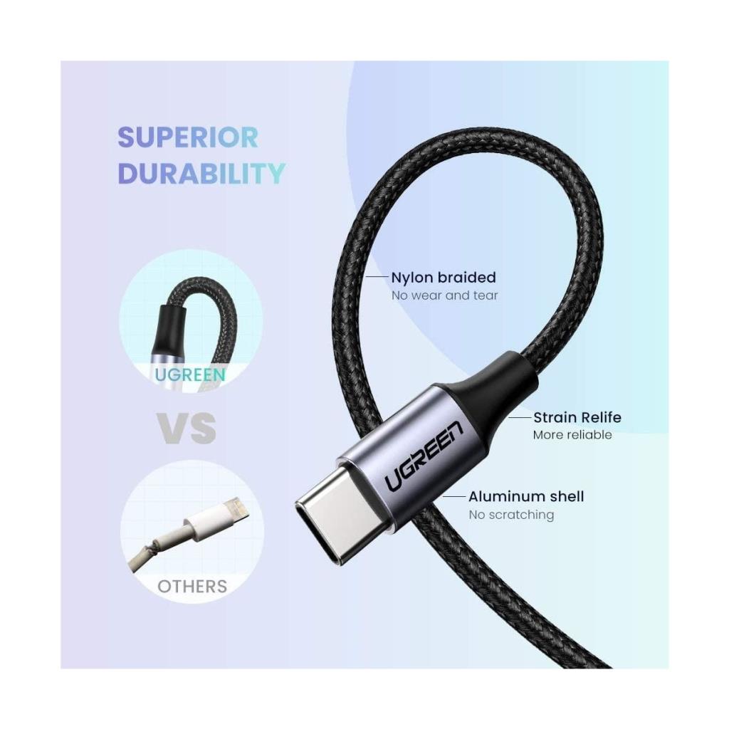 UGREEN USB C - 3.5 mm Ses Kablosu, DAC Çipsiz (1M)