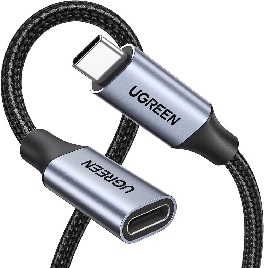 Ugreen Gen2 100w Thunderbolt 3 Type-c To Type-c Örgülü Uzatma Kablosu 1 Metre - OUTLET