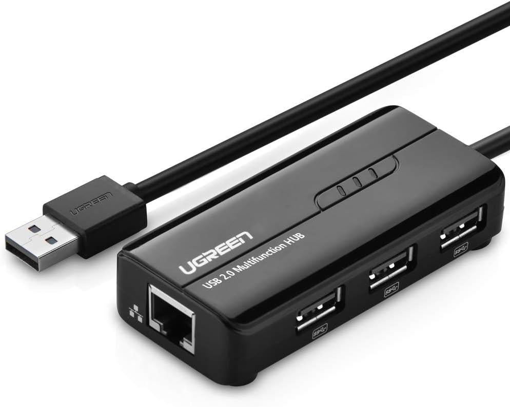 Ugreen USB 3.0 Gigabit Ethernet RJ45 Dönüştürücü USB Çoklayıcı Outlet