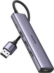 UGREEN USB Hub 4 USB 3.0 Bağlantı Noktası Veri Yuvası USB Outlet