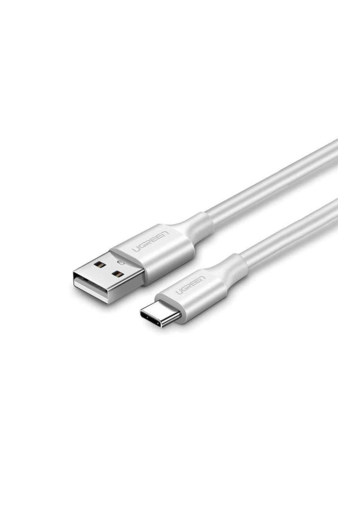 Ugreen USB to USB C Hızlı Şarj Kablosu Beyaz 2 Metre Outlet