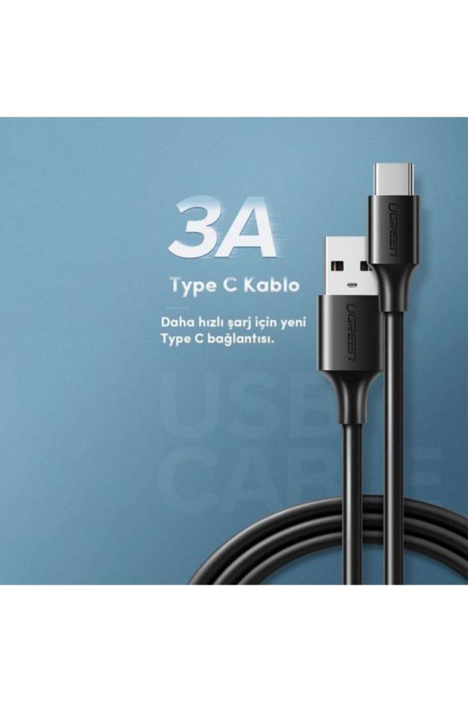 Ugreen USB to USB C Hızlı Şarj Kablosu Beyaz 2 Metre Outlet