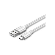 Ugreen USB Type-C Şarj ve Data Kablosu, 1 Metre, Beyaz