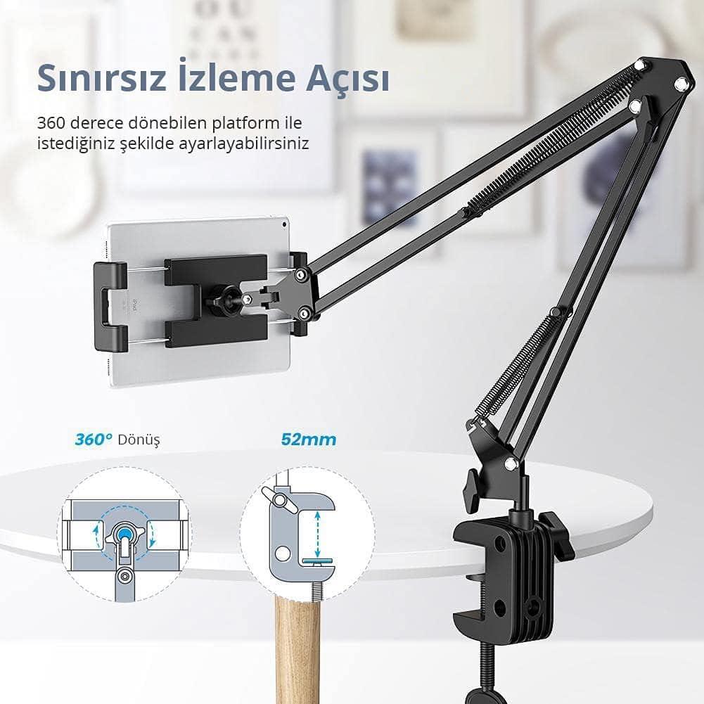 UGREEN Uzun Kollu Ayarlanabilir Tablet ve Telefon Tutucu - 50394 Teşhir