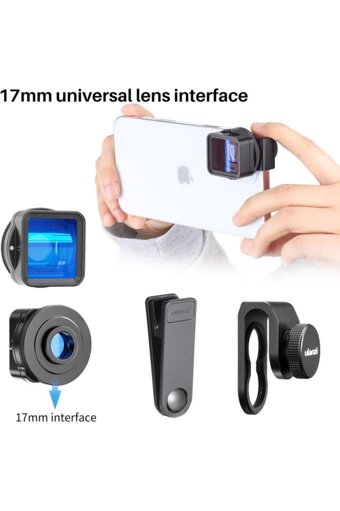 Ulanzi 1.55xt Anamorphic Telefon Lensi Teşhir