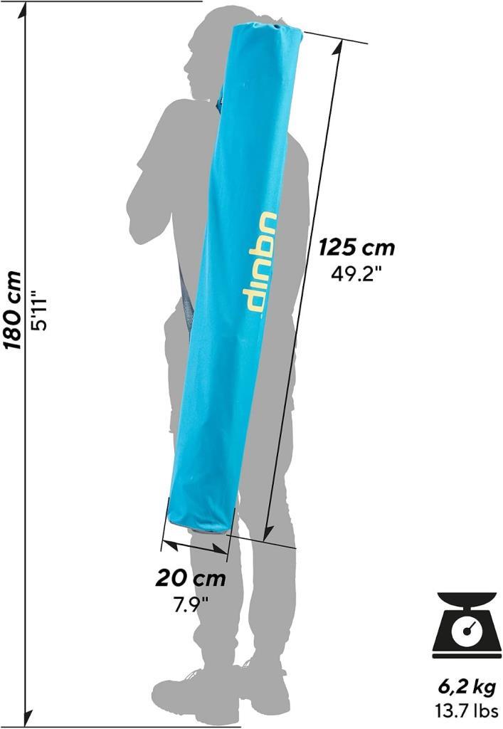 Uquip Variety L 120x70 cm Alüminyum Katlanır Kamp Masası - OUTLET