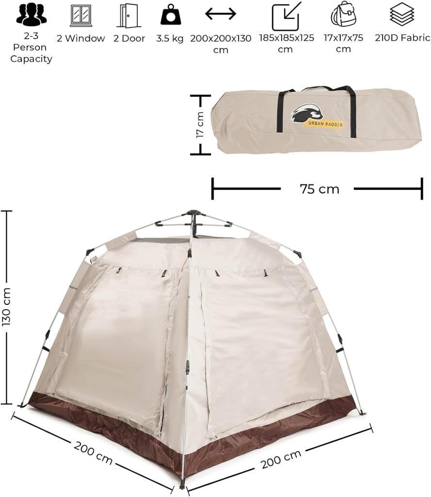 Urban Badger Asgard 4 Kişilik Otomatik Çadır - OUTLET