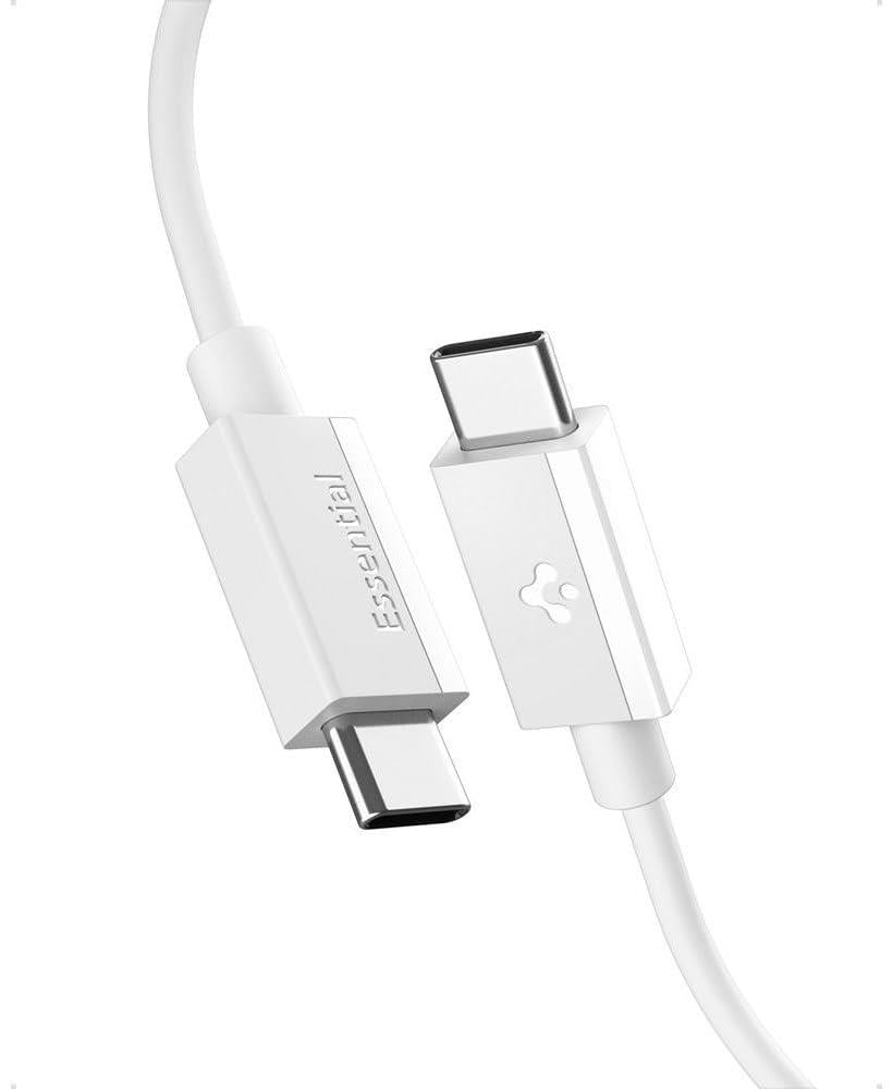 USB-C to USB-C 2 Metre Kablo 60W Güç/PPS 2.0 Super Hızlı Şarj/480 Mbps Type-C White - ACA08719