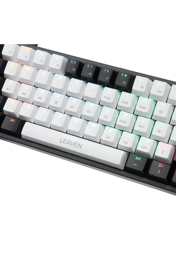 Valkyrie Leaven K620 RGB Blue Switch Kablolu Mekanik Oyuncu Klavyesi Siyah Teşhir